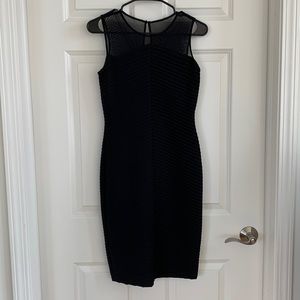 Calvin Klein Body Con Black Dress